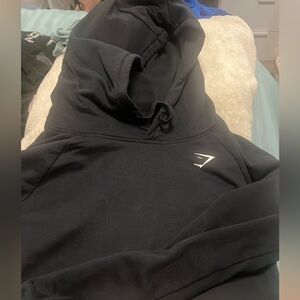 Selling Gymshark Crop top hoodie:)